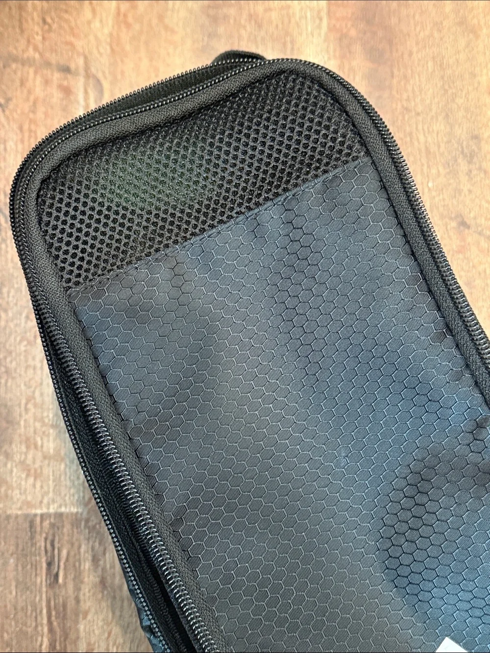 Adidas Black and White Vented Zip-Up Stadium Team Cleat Bag / Accessory Pouch
